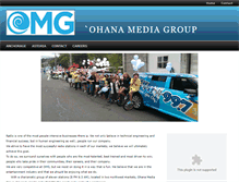 Tablet Screenshot of ohanamediagroup.com